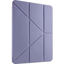 Renas Store Galaxy X910 Tab S9 14.6 Kılıf Kalemlikli Mars Tablet Kılıfı - Lavender