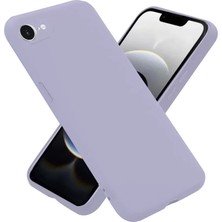 Renas Store Iphone 16E Kılıf Nano Içi Kadife Silikon - Lila
