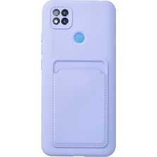Renas Store Redmi 9c Kılıf Kelvin Kartvizitli Silikon - Lila