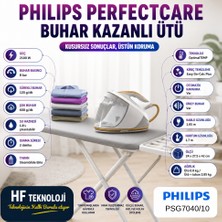 Philips Steamglide Taban ,sıfır Yanık Riski Perfectcare  Buhar Kazanlı Ütü