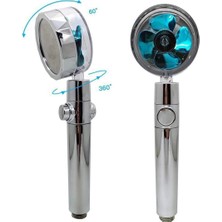Renas Store 360 Derece Dönebilen Pervaneli Turbo Duş Başlığı