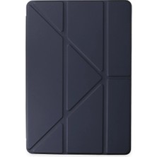 Renas Store Ipad 11 (2018) Kılıf Kalemlikli Mars Tablet Kılıfı - Lacivert