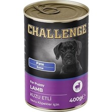 AyrStore Challenge Konserve Yavru Köpek Kuzu Et Pate 400 gr