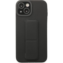 Renas Store Iphone 14 Kılıf Mega Standlı Silikon - Siyah