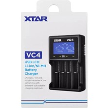 Renas Store Xtar Vc4 Dörtlü Li-Ion / Nı-Cd / Nı-Mh Pil Şarj