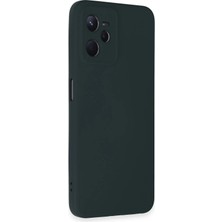 Renas Store C35 Kılıf Nano Içi Kadife Silikon - Koyu Yeşil