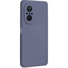 Renas Store Nova 9 Se Kılıf Nano Içi Kadife Silikon - Gri
