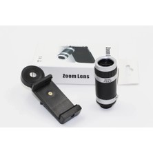 Renas Store 8X18 Zoom Teleskop Telefon Kamera Lensi Mini El Dürbünü