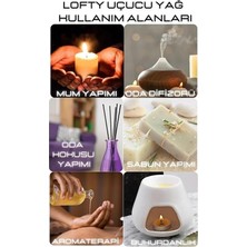 AyrStore 3 Lü Avantajlı Set Lofty Vanilya, Çikolata, Pudra Saf Uçucu Yağ (10ML) -%100 Doğal Esansiyel Yağ | Uyku, Rahatlama ve Aromaterapi Için Buhurdanlık ve Difüzör Yağı