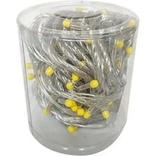 TeknoKapsül 10M 100 LED Damla Uçlu Gün Işığı Şeffaf Kablo