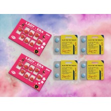 Bayanlara Özel Vitalite ve Enerji Takviye 130 Mg Lady-E.r.a 16 Tablet & V.e.g.a 100 Mg Enerji Takviye & Dayanıklılık Desteği 16 Tablet