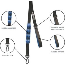 AyrStore Flex Şok Emici Gezdirme Tasma Black/mavi 120CM