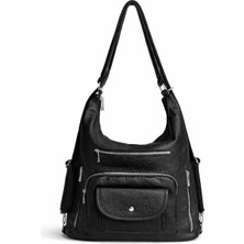PaminBags Aksesuar Paminbags Yumuşak Kumaşlı Sırt Kullanımlı Salaş 3 Çanta PMN0026