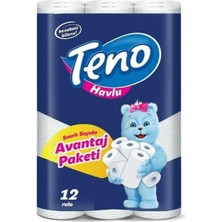 AyrStore Teno Havlu Avantaj Paketi 12 Adet