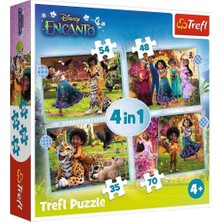 Küçük Hazine PUZZLE-34615 Disney Encanto 4ın1 Puzzle
