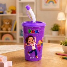 Bak Gel Al Bakgelal Pırıl Lisanslı Pipetli Çocuk Bardak – Fuşya Renk