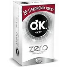 AyrStore Zero (20X2) + Okey Zero Kayganlaştırıcı Jel (100 Ml)