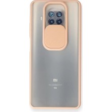 Renas Store 10T Lite Kılıf Palm Buzlu Kamera Sürgülü Silikon - Pembe