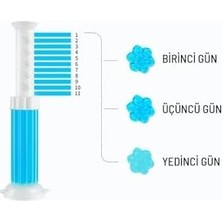 AyrStore Wc Tuvalet Temizleme Jeli Klozet Jel Blok Koku Giderici Desenli Klozet Jeli Mavi 1 Adet