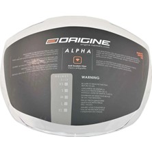 Origine Alpha Kask Camı - Vizör - Şeffaf
