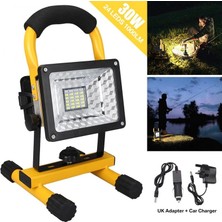 Renas Store Br P30 IP65 Waterproof 20LED 30W Taşınabilir Şarjlı LED Projektör
