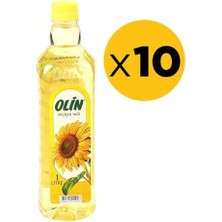 AyrStore Olin Ayçiçek Yağı 1 Lt x 10 Adet