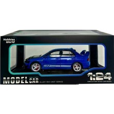 Hobbiez World Mitsubishi Lancer Evolution Mavi 1/24 Model Araba