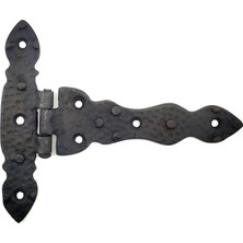 Renas Store Antika Tarz Dekoratif Pirinç Kuyruklu Düğmeli Menteşe No2 - 138X167 Mm, Oksit