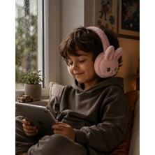 İntora Bluetooth 5.3 Peluş Kulaklık Kablosuz Mikrofonlu Tf Kart Girişli Model