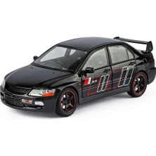 Hobbiez World Mitsubishi Lancer Evolution Siyah 1/24 Model Araba