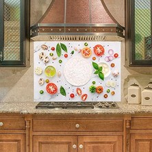AyrStore Mutfak Duvar Tezgah Arası Ocak Arkası Kaplama Pizza Yapımı