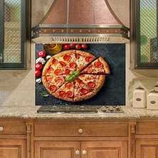 AyrStore Mutfak Duvar Tezgah Arası Ocak Arkası Kaplama Pizza