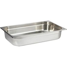 AyrStore Paslanmaz Çelik Gastronom/gastronorm Küvet Gn 1/1-100 (53 x 32,5 x 10 Cm)