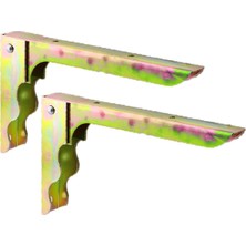AyrStore Katlanır Raf Altı Ayağı Metal Ayak 18 x 10 cm (2 Adet)