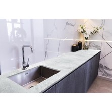 AyrStore Tezgah Üstü Kaplama Folyosu Mutfak Tezgahı Kaplama Doku 70 cm x 1 Metre