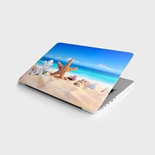 AyrStore Laptop Bilgisayar Notebook Pc Kaplama Etiketi Deniz Yıldızı