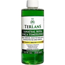 AyrStore Yağlı Boya Seti Yardımcı Malzemeler 3X250ML Boya Fırça Temizleyici - Kokusuz Terebentin - Yağı