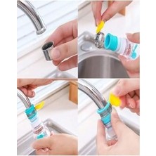 AyrStore Oynar Başlıklı Pervaneli Taşlı Musluk Başlığı 1 Adet Renkli