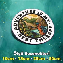 Sb Store Kamp Temalı Sticker Etiket Outdoor Adventure Camping Karavan - Model 66 - 10CM