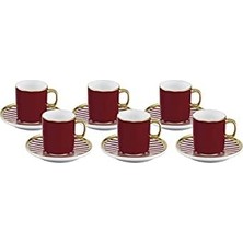 AyrStore Porselen 12 Parça Türk Kahvesi Takımı