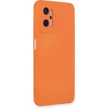 Renas Store 9ı 4g Kılıf Nano Içi Kadife Silikon - Turuncu