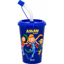Bak Gel Al Bakgelal Aslan Buluşçu Lisanslı Pipetli Çocuk Bardak, Eğlenceli Tasarımlı Çocuk Bardağı