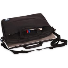 AyrStore Itek 15.6 İHB0124 Laptop El Çantası Su Geçirmez Siyah -Mavi Aksılı