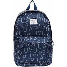AyrStore Us Desenli Lacivert Sırt Çantası PLÇAN23292