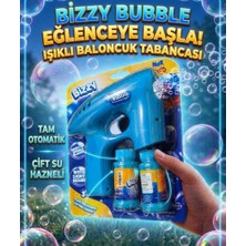 Toys Işıklı Baloncuk Tabancası, Tam Otomatik Çift Su Haznesi