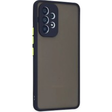 Renas Store Galaxy A73 5g Kılıf Montreal Silikon Kapak - Lacivert