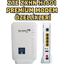 ZTE ZXHN H1601-P Wi-Fi 6 AX1800 Premium VDSL Modem