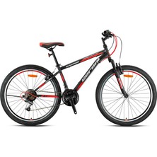 AyrStore Geroni Magnum - 24" - Mtb - 14' - 21 Vites - V.b - Mat Siyah-Kırmızı/gri