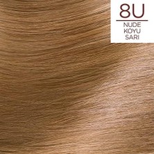 AyrStore Excellence Creme Nude Renkler Saç Boyası - 8u Nude Koyu Sarı