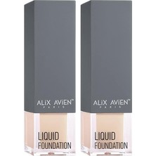 AyrStore Güneş Koruyucu SPF35+ Nemlendirici Etkili Kremsi Likit Fondöten - Foundation 303 Fair Sand (2 Paketi)
